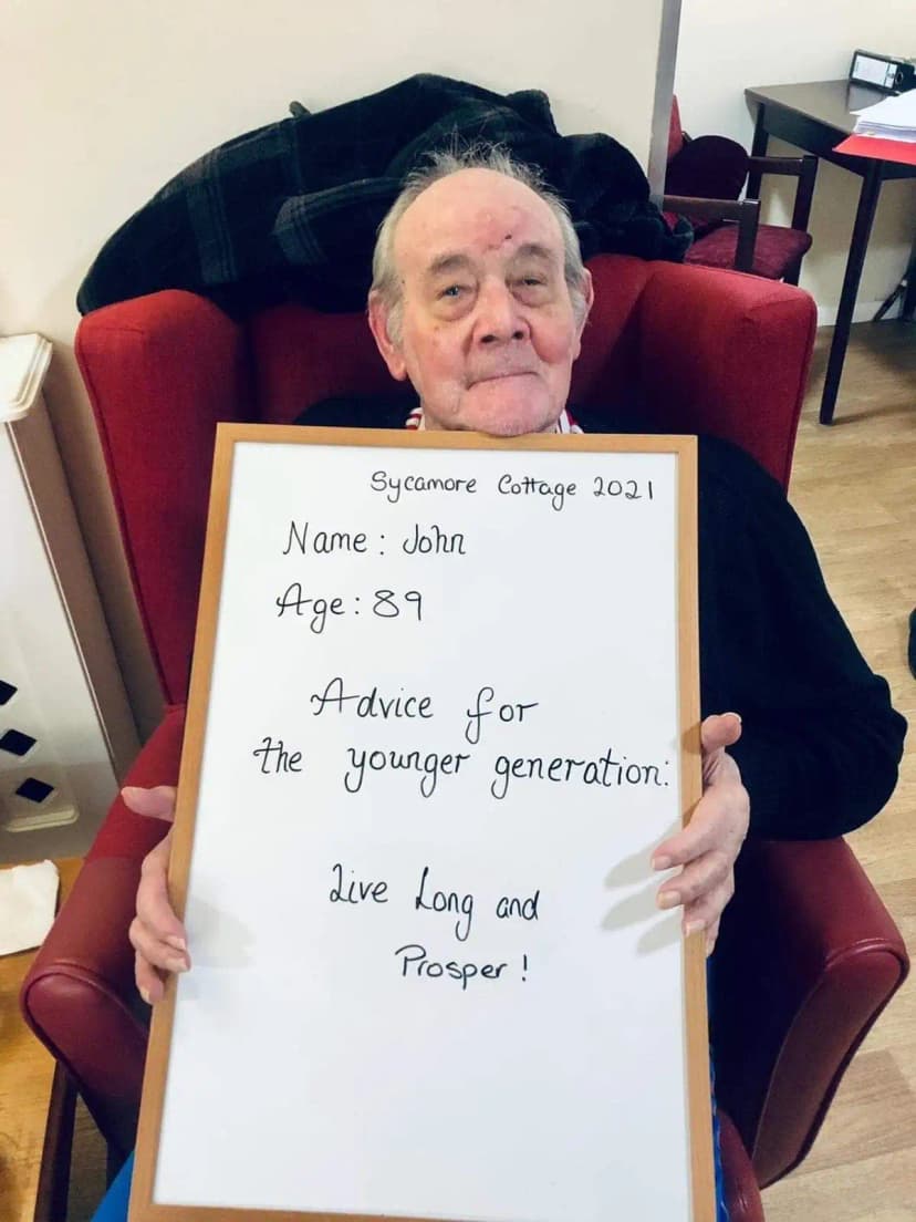 John, age 89